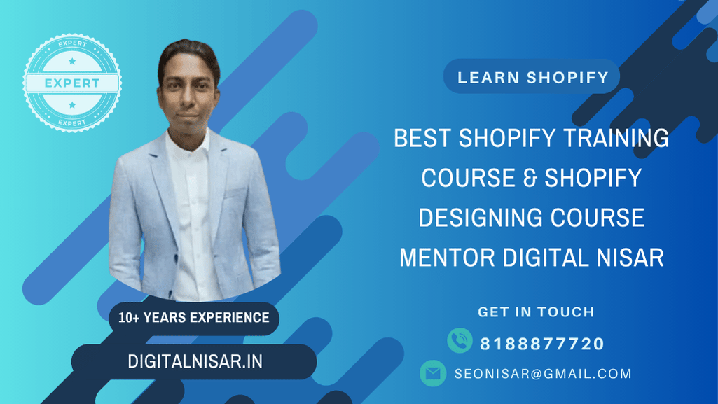 Shopify Course in Jalandhar | Shopify Training Mentor Digital Nisar