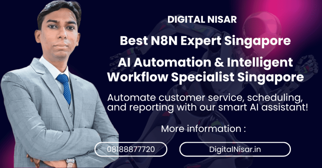 Hire Best N8N Expert in Singapore Digital Nisar